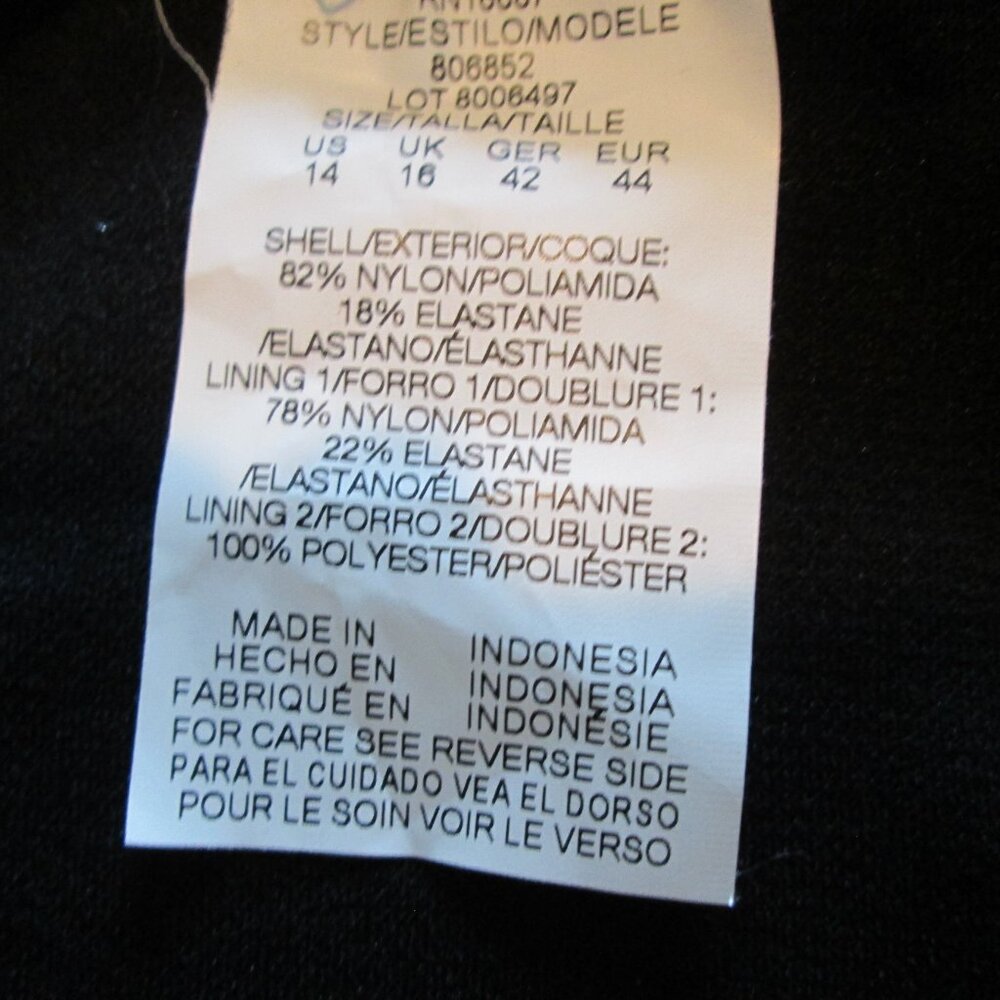 Swim Solutions Garden Dreams Flutter-Sleeve Swimsuit NWT Sz 14 - Picture 12 of 12